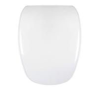 Tapa WC Compatible DIANA GALA - Bisagra Ajustable - Fácil Instalación y Limpieza - Asiento Inodoro Muy Resistente - Blanco - 42 x 34 x 4,5 cm