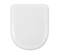 TAPA WC COMPATIBLE | FORMA D-U | ASIENTO INODORO | BISAGRA ACERO INOX