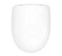 TAPA WC COMPATIBLE ODEON JACOB DELAFON | FÁCIL INSTALACIÓN Y LIMPIEZA | BISAGRA ACERO INOX | MATERIALES DE CALIDAD | ASIENTO INODORO MUY RESISTENTE | BLANCO | 43 x 36 x 4,5 cm