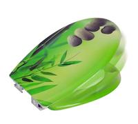 Tapa WC Tapa de inodoro universal cierre lento, gruesa, repuesto, tipo U, PP, for baño, 1 unidad(Color12)