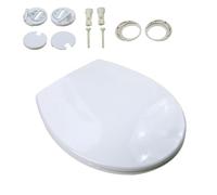 Tapa WC Universal Forma O, Blanco, Sin liberación lenta, Asiento de inodoro (ZZZ)