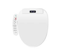 Tapa Wc Universal Tapa de inodoro alargada inteligente con calefacción, lavado que ahorra agua, boquilla limpieza automática, cierre lento y secado rápido(Short 48x39x12cm,AU PLUG_COLOR3)