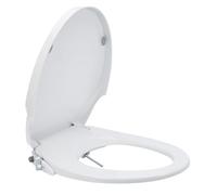 Tapa Wc Universal Tapa de inodoro con descarga inteligente, asiento femenino for lavado glúteos, tapa bidé y sin electricidad(O-shape)