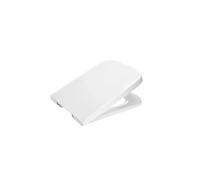 Tapa y asiento con bisagras cromadas con caída normal Dama Roca A801780004