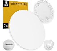 Tapa y filtro de pelo para desagüe de ducha, Ø 112 mm, compatible con juego de desagüe Viega Tempoplex del año de fabricación 2001-2006, tapa del orificio de desagüe del plato de ducha