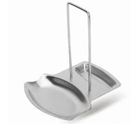 Tapa y soporte para cuchara, tapa para olla, tapa para sartén, soporte para cuchara de sopa, tapa para olla de acero inoxidable 304, estante organizador para utensilios de cocina, estante para encimer