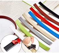 Tapacantos en forma de U, tapacantos autoadhesivo de TPE para chapas de madera, protector de cantos suave, protector de cantos de muebles para la restauración de mesas y armarios (20mm*6m,White)