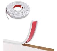 Tapacantos para Muebles en Forma de U, 5M de Tapacantos Flexible Autoadhesivo, Tapacantos Autoadhesivo, Tapacantos DIY para Mesas, Armarios, Restauracion de Muebles (18mm,Blanco)