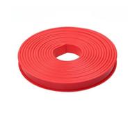 Tapacantos Tiras de borde gabinete madera en forma U 5M, tiras sellado suave for muebles autoadhesivas para muebles(Red,28mm)