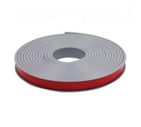 Tapacantos Tiras de borde gabinete madera en forma U 5M, tiras sellado suave for muebles autoadhesivas para muebles(Grey,28mm)