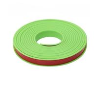 Tapacantos Tiras de borde gabinete madera en forma U 5M, tiras sellado suave for muebles autoadhesivas para muebles(Green,28mm)