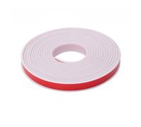 Tapacantos Tiras de borde gabinete madera en forma U 5M, tiras sellado suave for muebles autoadhesivas para muebles(White,28mm)