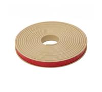 Tapacantos Tiras de borde gabinete madera en forma U 5M, tiras sellado suave for muebles autoadhesivas para muebles(Beigk,28mm)