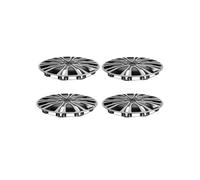 Tapacubos 1 Tapacubos De 15 Pulgadas, Color Rojo Y Negro Conjunto tapacubos(4pcs Black)