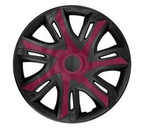 Tapacubos 14 N-Power Juego 4 Bicolor Claret Negro ABS KFZ