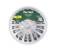 Tapacubos 15" Feu Vert Motion: 1 Unidad, Llantas de Acero, Doble Capa plata