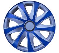 Tapacubos 16 pulgadas NRM Drift Extra Juego 4 piezas azul plata resistente