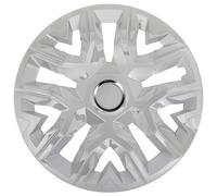 Tapacubos 16 pulgadas universales Perfecto lacados plata 4 piezas