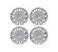 Tapacubos Coche Tapacubos Repuesto Universales para Ruedas R14, R15 Y R16 En Pulgadas para Llantas PP A Presión SUV Camión Embellecedor Llantas Tapacubo(R15 Silver)