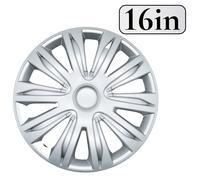 Tapacubos compatibles con llantas de acero de 14, 15 y 16 pulgadas, fabricados en plástico PP, diseñados para mejorar la de las ruedas del coche.- 1
