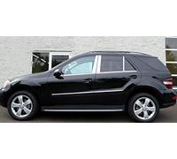 Tapacubos cromados para puerta de coche ML W164 [2005-2013] [4 puertas] [6 piezas]