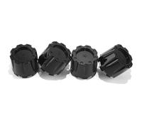 Tapacubos de 1/4 Pulgada (diámetro Exterior: 83 mm/3,27"), diámetro Interior: 79,5,13", compatibles con Llantas Metal 950 y 951, cromados, o 6 espárragos, 353K83 S409-16(4Pcs High Black)
