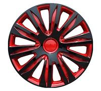Tapacubos de 14 pulgadas Piezas automóvil Cubierta(Red)