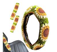 Tapacubos de rueda para hombre - Ganchos hechos a mano de 38 cm, mango antideslizante, accesorio decorativo para automóvil | Mejora del interior del coche para hombres y mujeres, conducción d