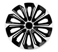 Tapacubos extra Strong Blanco/Negro 16 pulgadas Juego de 4