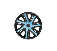 Tapacubos NRM N-Power 15" Pulgadas 4 Unidades (Negro/Azul)