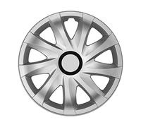 Tapacubos KANDO Plateado 14", set 4 piezas, color plata