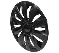 Tapacubos Negro de 14 Pulgadas para SUV, Cubre Rueda PP | Acabado Pulido, Diseño Elegante y Moderno, Protege Buje Frente a Agua y Residuos, Uso Diario