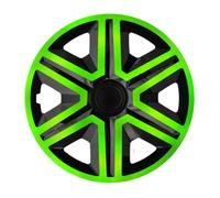 Tapacubos NRM Action Doublecolor 14 Verde y Negro