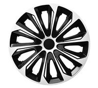 Tapacubos NRM Strong DUOCOLOR Blanco y Negro 15 ", Material: ABS - Método de Montaje: Push-in