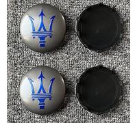 Tapacubos para Maserati Levante Quattroporte Ghibli Granturismo Original Car Size,Resistente al Desgaste Rueda Tapas De Centro,AntióXido Tapas de Tuerca para de Rueda Kit Tapa,C