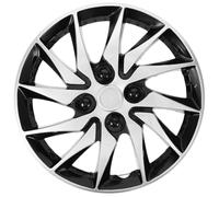 Tapacubos PP de 14 Bicolor Pulgadas Coche para Ruedas Abs | Diseño Estilizado, Fácil Instalación y Limpieza, Retirada Cómoda, Uso en Modificación, Mantenimiento Sencillo