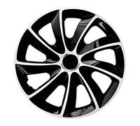 Tapacubos Stig Extra Negro/Blanco, 17 Pulgadas, Juego de 4 Unidades