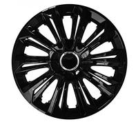 Tapacubos Strong Negro Lacado 4 pzs (16")