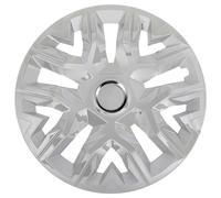 Tapacubos Universales 15 Piezas Perfecto Plata Resistente Impactos NRM