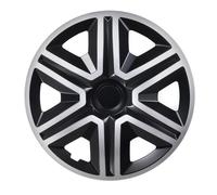 Tapacubos Universales 16" Action 4 piezas Plástico Resistente Ajustables