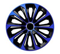Tapacubos Universales NRM Extra Strong 14 pulgadas Juego 4 piezas Azul Negro