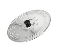 Tapadera Multiusos Acero Inoxidable Ø 28 cm. Uso Tapa Anti Salpicaduras y Escurridor. Tapadera Adpatable Diferentes Medidas