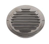 Tapadera para Conducto de Ventilación Redonda de Acero Inoxidable 304, 160mm, Rejilla para Extractor de Aire - Resistente a la Corrosión, Diseño a Prueba de Viento y Lluvia, Para (160 mm/s)