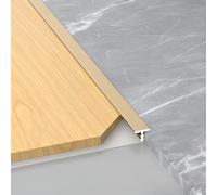 Tapajuntas Suelo Tira De Transición De Aluminio, 3 Pieza * 100cm, Cubrecantos Para Juntas Entre Suelo Y Baldosa, Barra De Transición(Bronze,0.6cm/0.23in)