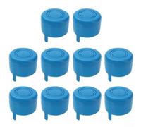 Tapas antiderrames para botellas de agua reutilizables compatibles con botellas de 5 galones, 55 mm de diámetro para un ajuste seguro (azul)