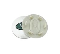 Tapas Centrales Cubos de Automóviles, Para Land Rover Evoque Discovery, 62mm, Cubierta Decorativa Impermeable A Prueba Polvo Ruedas, Centro Rueda Adhesivo con Emblema Logotipo, Accesorios,green
