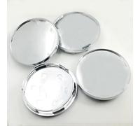 Tapas centrales para Cubos 4 Unidades, for tapacubos de 68 mm diámetro Exterior y 64 Interior. Resistentes al Agua, Polvo a la corrosión. Repuesto(B)