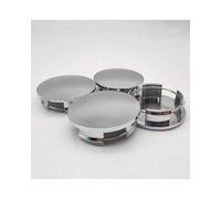 Tapas Centrales para Llantas para 2 3 4 5 6 para CX-3 CX-4 para CX-5 CX-7 para MX-5 CX-8 Cubierta A Prueba Polvo para Llantas Automóvil Piezas Tapacubos Centrales Rueda Tapas Centro Tapacubos(Silver)