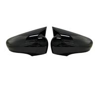 Tapas Cubierta Espejo Retrovisor Lateral Para Renault Para Clio IV 4 Mk4 Para Zoe Para Captur 2012-2019 Cubierta Espejo Retrovisor Agregar En 2 Uds(Bright black)