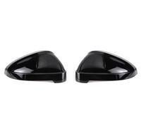 Tapas cubiertas espejos Para A4 A5 S4 S5 B9 RS4 RS5 2017-2023 Cubierta De Espejo Retrovisor Ala Lateral Proteger Marco Cubre Carcasa Embellecedora(Black -2pcs)